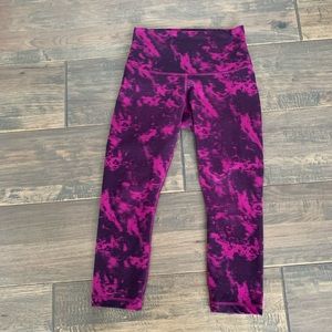 Pink Cropped Lululemon Leggings